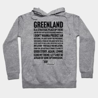 Funny Larry Kudlow Drunken Greenland Rant Bob Cesca Show T-shirt Mugs Hoodie